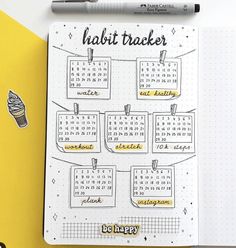 Mindmap Ideas, Bullet Journal Budget, April Bullet Journal, Bullet Journal Page, January Bullet Journal, Habit Tracker Bullet Journal, Creating A Bullet Journal, Financial Budget, Bullet Journal Mood Tracker Ideas