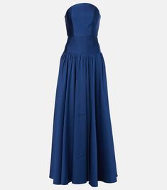 Find ROLAND MOURET Strapless Gathered Taffeta Gown on Editorialist. Material: 86% polyester, 14% silk. Care instructions: dry clean. Made in China. Designer color name: Navy. Lining: 100% polyester. Lining II: 87% polyester, 13% elastane. Silk Evening Dress With Ruched Bodice, Ball Gown Style, Evening Taffeta Maxi-length Gown, Evening Taffeta Maxi Gown, Evening Maxi Taffeta Gown, Blue Silk Evening Dress With Pleated Bodice, Evening Taffeta Floor-length Maxi Dress, Evening Taffeta Maxi Dress, Elegant Floor-length Taffeta Maxi Dress, Blue Silk Maxi Dress With Pleated Bodice