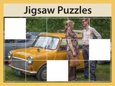 Jigsaw Puzzles | Free Printable PDF | Activity | Senior, Elderly | Memory Disorder | Dementia | Aphasia | Easy Lines Background, Puzzle Template, Sharp Scissors, Elderly Activities, Activity Ideas, Nursing Home