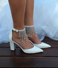 Bridal Heels Shoes Wedding Strappy Sandals Bridal Sandals | Etsy Wedding Sandals With 4-inch Heel And Round Toe, Glamorous Low Heel Wedding Sandals, Glamorous Wedding Sandals With Low Heel, Glamorous Wedding Shoes With Block Heel, Silver Wedding Shoes With 4-inch Heel And Ankle Strap, Silver Ankle Strap Wedding Shoes With Crystals, Ankle Strap Heels With Rhinestones For Wedding, Wedding Sandals With Heel Strap And Round Toe, Embellished Ankle Strap Wedding Shoes