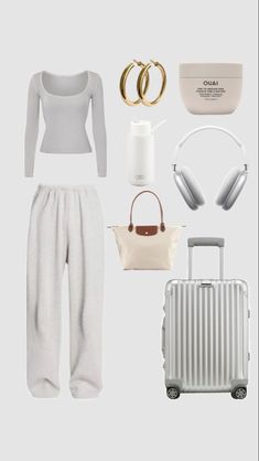 Airplane Fits, Christmas Wishlist For Teens, Air Port Outfit, Cute Lazy Day Outfits, Cute Lazy Outfits