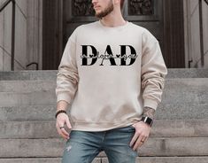 Dad I Love You Sweatshirt, Dad Sweatshirt for Toddler, Dad Sweatshirt, Fathers Day Sweatshirt, Family Sweatshirt, Funny Dad Sweatshirt, Father Lover Sweatshirt, Gift for Dad How can I order? 1️) Please review all the information provided before placing an order 2️) Select the Sweatshirt type and size. 3️) Select the color of the Sweatshirt using the following options. 4️) Need more Items? Add the current item in the cart. And If you like to add more items to your order please press the back butt Party Tank Top, Teacher Summer, School's Out For Summer, Summer Sweatshirt, School Sweatshirts, Bachelor Party Gifts, Bible Verse Gifts, Stag Party, Christian Sweatshirt