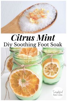 How to make the ULTIMATE refreshing bath & foot soak Peppermint Foot Soak, Homemade Spa Gifts, Listerine Foot Soak Recipe, Homemade Projects To Sell, Foot Soaks, Foot Spa At Home, Homemade Crafts To Sell, Epsom Salt Foot Soak, Homemade Foot Scrub