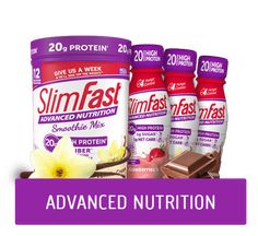 SlimFast Advanced Nutrition Smoothie mix and ready to drink shakes Slim Fast Diet Plan, High Protein Smoothies, Fast Diet, Smoothie Mix, Shakes Drinks, Nutrition Shakes, Slim Fast, Meal Replacement Shakes, Creamy Chocolate