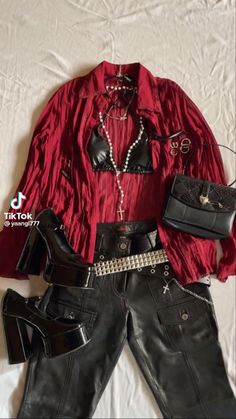 Rock Star Outfit, Rock Outfits, Lookbook Outfits, Retro Outfits, Grunge Outfits, Rihanna