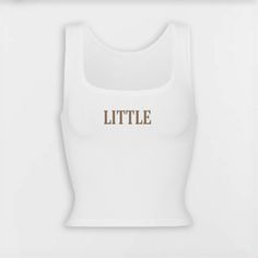 Ribbed tanks for the entire family tree. 100% cotton baby rib. Embroidered text. Model in size M.Cropped fit, tank runs small. Ordering 12 or more pieces? Click here. Cute Ribbed Cotton Tops, Basic Cotton Tank Top With Letter Print, Cute Stretch Cotton Tank Top, Letter Print Cotton Crop Tank Top, Cotton Letter Print Crop Tank Top, Cotton Crop Top Tank With Letter Print, Cotton Letter Print Crop Top, Fitted Basic Tank Top With Letter Print, Basic Fitted Tank Top With Letter Print