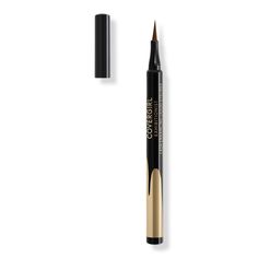 Exhibitionist Lash Enhancing Liquid Eyeliner -  Create a fuller-looking lash line and enhance the appearance of your lashes with this precise, stay-put liquid eyeliner. COVERGIRL Exhibitionist Lash Enhancing Liquid Eyeliner's super soft flex-tip glides on smoothly along the lash line, with no pulling, tugging, or smudging.    Features     Vegan, waterproof formula Precision felt flex-tip True matte finish Doesn't flake, fade, or smudge Ophthalmologist tested Suitable for sensitive eyes     Key I Covergirl Eyeliner, Makeup For Older Women, Beauty Lash, Liquid Makeup, Healthy Skin Tips, Sensitive Eyes, Liquid Liner, Cover Girl, Skin Tips