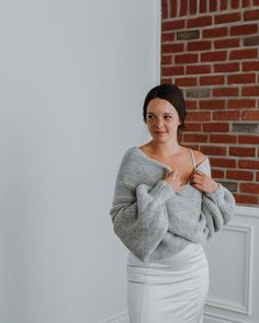 Grey Loose Cardigan Off Shoulder Sweater wedding bridal | Etsy Handmade Closet, Bolero Jacket Wedding, Blush Pink Sweater, Chunky Sweater Cardigan, Sleeve Bolero, Long Sleeve Shrug, Wedding Shrug, Knit Shrug, Loose Cardigan