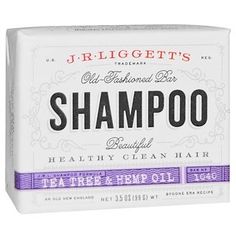 J.R. Liggett's, Old Fashioned Bar Shampoo, Tea Tree Bar Shampoo, Natural Cleaning Recipes, Tea Tree Shampoo, Palm Kernel Oil, Solid Shampoo, Purple Shampoo, Herbal Oil, Natural Shampoo, Shampoo Bar