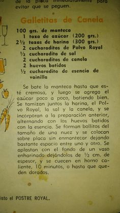 an old recipe book with instructions on how to make garlic bread in spanish and english