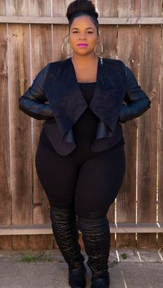 Fashion To Figure, Curvy Plus Size, Faux Leather Jacket, Too Cute