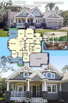 two story house plans with front and back porches