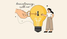 a person holding a key to a light bulb with the words,'brastationing with me'written on it