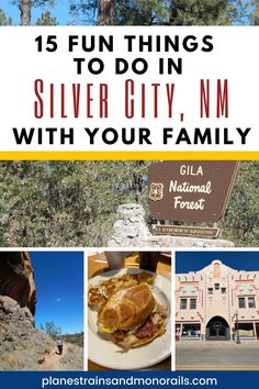 silver city nm with the text 15 fun things to do in silver city nm with your family