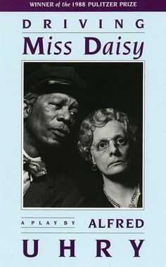 the cover of driving miss daisy, with an image of two people in black and white