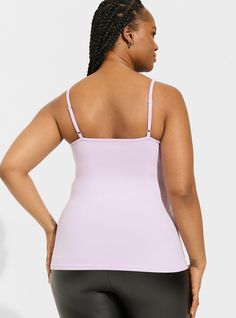 FITModel is 5'10” wearing size 1. Measures 30” from shoulders (size 2). MATERIALS + CARE. Foxy knit fabric: Holds you in, smooths you out and doesn't ride up. Stretch level: Maximum. 95% cotton, 5% spandex. Machine wash cold. Tumble dry low. Imported. DETAILS. Scoop neckline . Sleeveless. Adjustable straps. . The best plus size women's foxy cami in orchid bloom made of foxy. Rock your look from Torrid to Festivals like Coachella and Lollapalooza, a concert, a show, or just for fun! Torrid is your destination for cozy fall and winter clothes to keep you warm and comfortable. Great Lengths, Sheer Top, Perfect Wardrobe, Girls Tees, Cozy Fall, Scoop Neckline, Sweaters & Cardigans, Fitness Models, Winter Outfits