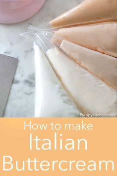 how to make italian buttercream