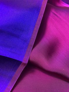 purple and pink silk fabric close up