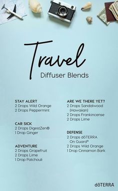 Heading out for the holidays?  Try these diffuser blends on the road.  They will cover most of your travel needs.  Learn more about Frankincense, one of the oils in the Are We There Yet blend by clicking the photo.  Then reach out and let's get you started with your own oil collection.  #traveltips #worldtraveltips #wellnesstravel #travel411 Car Diffuser Blends, Doterra Diffuser, Doterra Diffuser Blends, Doterra Essential Oils Recipes, Essential Oil Diffuser Recipes, Oil Diffuser Recipes, Cedarwood Oil, Diffuser Recipes, Essential Oil Diffuser Blends