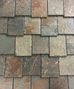 a close up view of a brick walkway