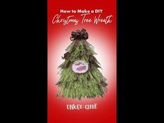 Christmas Tree Wreath, Wreath Designs, Diy Christmas Tree, Christmas Diy, Christmas Tree, Christmas