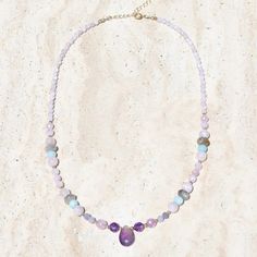 Kunzite and Amethyst Necklace