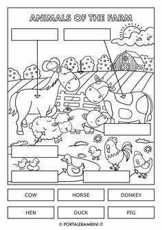 an animal farm worksheet