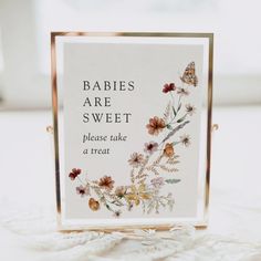 Boho Fall Wildflower Babies are Sweet Sign Free editable template Wildflower Decorations, Wildflower Baby Shower Decorations, Pink Fall Baby Shower, Baby Shower Wildflower, High Tea Baby Shower, Wildflower Decor