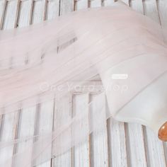 smooth and soft blush mesh tulle fabric