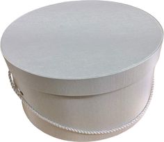 PRICES MAY VARY. A creamy ivory bengaline fabric hatbox with a matching cream cording handle. Inside dimension is 17" diameter x 8.5" tall Manufactured using high quality fabrics, recycled chipboard and non-toxic adhesives. Interior lined with white chipboard. Closet Storage Accessories, Make A Hat, Bridal Bouquet Fall, Round Hat, Hat Organization, Hat Boxes, Hat Box, Accessory Organization, Hat Pins