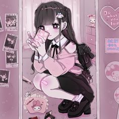 Illustration Tumblr, Creepy Cute, Girly Fashion, Pretty Art, Not Mine, R A