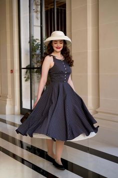 Shop Petticoat for a Vintage-Inspired Look 1950s Silhouette, Tie Strap Midi Dress, Buttons And Bows, Wide Skirt, Slow Fashion Brands, Vintage Inspired Dresses, Skirt With Pockets, Made Clothing, Cotton Viscose