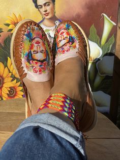 💯leather sandals Mexican Leather Sandals, Leather Embroidered Open Toe Huaraches, Summer Leather Embroidered Sandals, Artisan Hand-tooled Huarache Sandals For Summer, Bohemian Embroidered Slip-on Sandals, Leather Sandals Handmade, Found Art, Leather Sandals, Leather Handmade