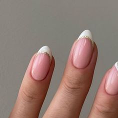 We’ve gathered the most Pinterest viral nail trends and designs for you to be inspired by. From Barbiecore to Mermaidcore and neon to disco, these stunning nail art designs will have you booking Cute White Gel Nail Designs, Nail Ideas With French Tip, Nail Ideas White With Design, Rose Gold Nails French Tip, Prom Nails Gold And White, White Nails Gold Design, French Tip Nails With Gold Accent, French Tip With Gold Nails, French With Gold Nails