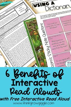 Interactive read aloud guide and questions for the Great Kapok Tree book Chrysanthemum Book, Middle School Literacy, Ela Writing, 6th Grade Reading, Teaching Third Grade, Love Of Reading, 8th Grade Ela