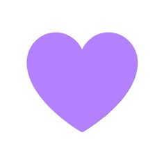 a purple heart on a white background