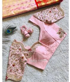 Cut Work Blouse, Pink Blouse Designs, Work Blouse Designs, Long Blouse Designs, Latest Bridal Blouse Designs, Maggam Work Blouse, Latest Blouse Designs Pattern