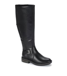 Autumn Wc - Black - Hero Wide Calf Riding Boots, Wide Width Sandals, Toe Loop Sandals, Mule Sneakers, Cold Weather Boots, Wide Calf Boots, Riding Boot, Milk Makeup, Chunky Block Heels