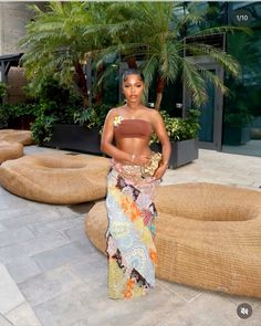 Brown Vacation Outfit, Belize Vacation Outfits, Island Vacation Outfits, Summer Baddie, Vacation Fits, Outfits Black Women, Glamorous Dress