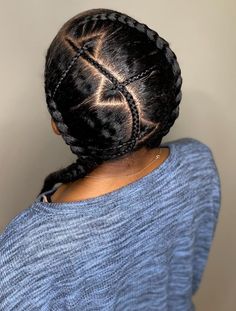 2 Cornrow Braids for Every Occasion: 80+ Styles for You [2024] - Curly Craze Two Cornrow Braids, Cornrow Designs, Cornrow Hairstyles For Men, Medium Box Braids, Hair Cuffs