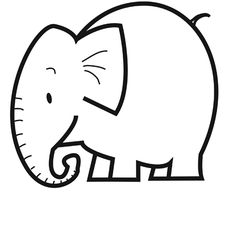 an elephant with the words elefante on it