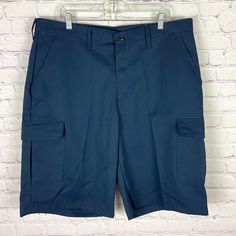 Red Kap Men's Navy Blue Work Shorts Size: 38w X 12l. 65% Polyester / 35% Cotton. New With Tags (See Pictures For More Details). Smoke And Pet Free. Bundle For More Savings. Create A Bundle, And You Will Be Offered A Shipping Discount!! I'm Open To Reasonable Offers. Thanks For Stopping By My Closet! Blue Shorts With Multiple Pockets, Utility Blue Shorts With Side Pockets, Blue Utility Shorts With Side Pockets, Blue Cargo Shorts With Side Pockets, Blue Pants With Pockets And Short Legs, Blue Short Leg Pants With Pockets, Navy Workwear Shorts With Pockets, Blue Workwear Shorts With Pockets, Navy Shorts With Pockets For Work