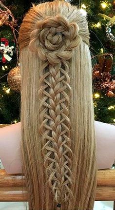 Bible Starters, Hair Designs For Girls, Long Hair Designs, Beautiful Braided Hair, Long To Short Hair, Elegant Hair, Fantasy Hair, Hair Up Styles