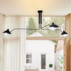 George Oliver Johndrea 3 - Light Dimmable Classic / Traditional Chandelier | Wayfair Mid Century Modern Ceiling Light, Spider Light, Living Room Light Fixtures, Iron Accents, Traditional Chandelier, Drum Chandelier, Large Chandeliers, Black Chandelier, Modern Ceiling Light