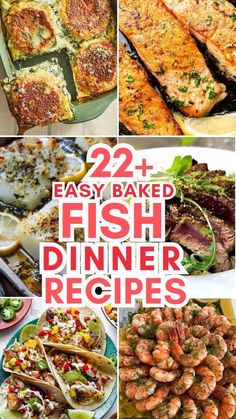 25 easy baked fish dinner recipes that are great for the whole family to enjoy and eat