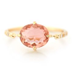 Our fun and chic petite circle diamond rings showcase wonderful gemstones. Each is handmade in 18k with hand-selected gemstones. This stunning pink tourmaline is gorgeous in her soft feminine beauty. Three dazzling diamonds on either side emphasize the central gemstone. We’ve designed this ring to have slight movement Circle Diamond Ring, Circle Diamond Rings, Pink Gem, Soft Feminine, Circle Diamond, Circle Ring, Tourmaline Stone, Feminine Beauty, Pink Tourmaline