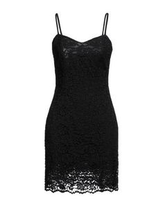 Lace No appliqués Solid color Deep neckline Sleeveless Slip to line Dress Mini Robes, Dreamy Dress, Date Night Outfits, Deep Neckline, Dolce E Gabbana, Line Dress, Dolce & Gabbana, Night Outfits, Mini Black Dress