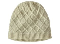 Patagonia Women's Honeycomb Knit Beanie 28996 White Hats, Fleece Headbands, Hats Women, Selling Clothes, Patagonia Womens, Winter White, Outdoor Outfit, Recycled Fabric, Knit Beanie