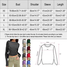 Release Date : Spring 2024 Craft of Weaving : TAT Fit Type : regular Pattern Them : Other Fit : Fits true to size, take your normal size Season : Spring/Summer Age : MIDDLE AGE Place Of Origin : China (mainland) Model Number : Womens T-Shirts Sleeve Style : regular Collar : O-Neck Pattern Type : Solid Clothing Length : short（4-16inch�） Decoration : none Sleeve Length(cm) : Full Fabric Type : Broadcloth Style : Casual Material : POLYESTER Gender : WOMEN Tops Type : TEES Item Type : tops Elasticity Clothes Crop Tops, Round Neck Crop Top, Crop Top Tees, Y2k Clothes, Solid Clothes, Spring 2024, College Outfits, Crop Shirt, Neck Pattern