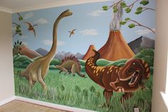 Kids Rooms Inspo, Toddler Boy Room Decor, School Murals, Toddler Boys Room, Hand Painted Wall Art, Custom Murals